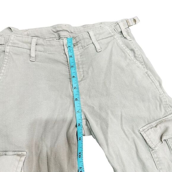 THEORY AG ADRIANO GOLDSCHMIED Standard Issue Slim Cargo Stretch Cotton Twill Kha - Picture 6 of 9